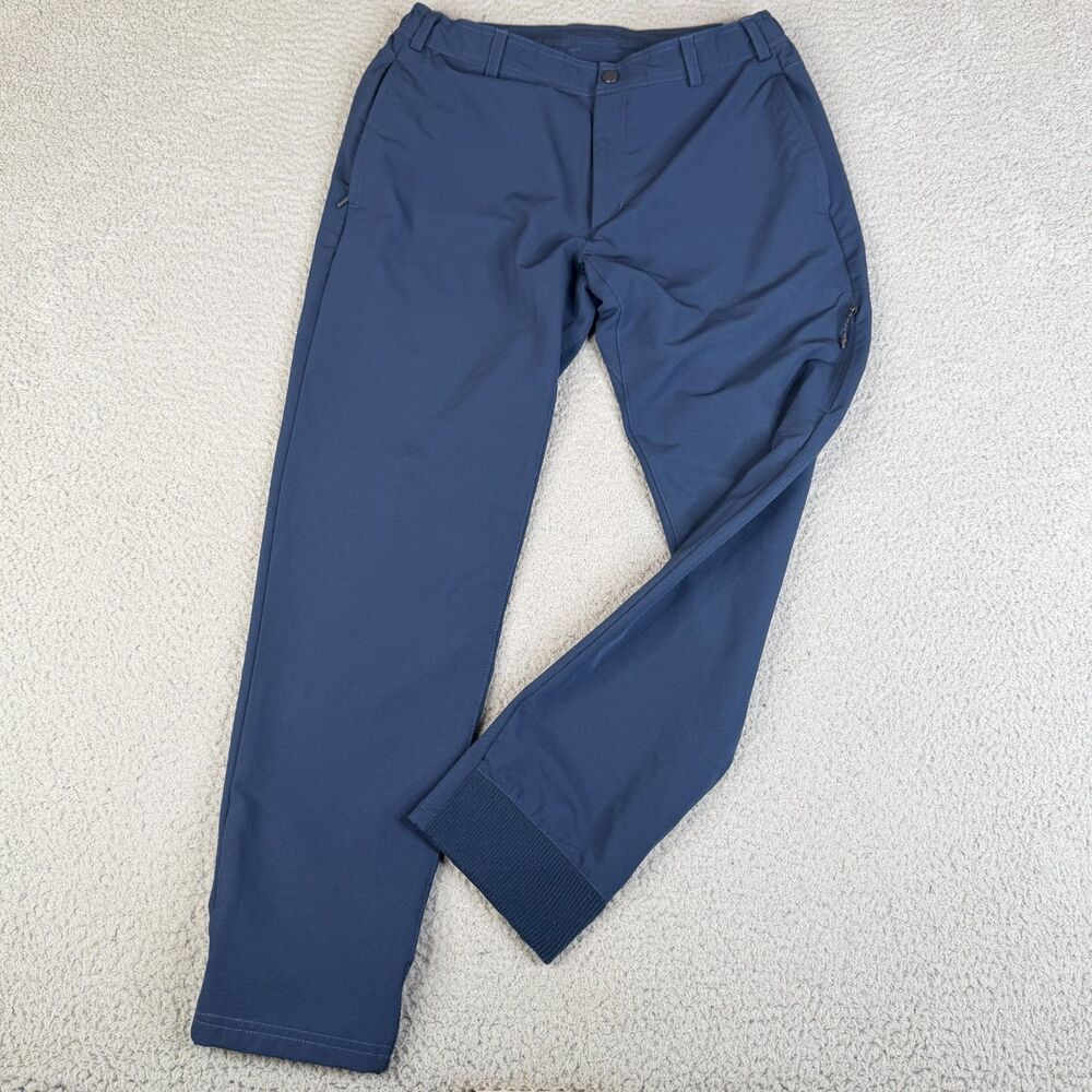 MACK WELDON Jogger Pants Mens Medium Blue Drawstring Tapered Lightweight Casual